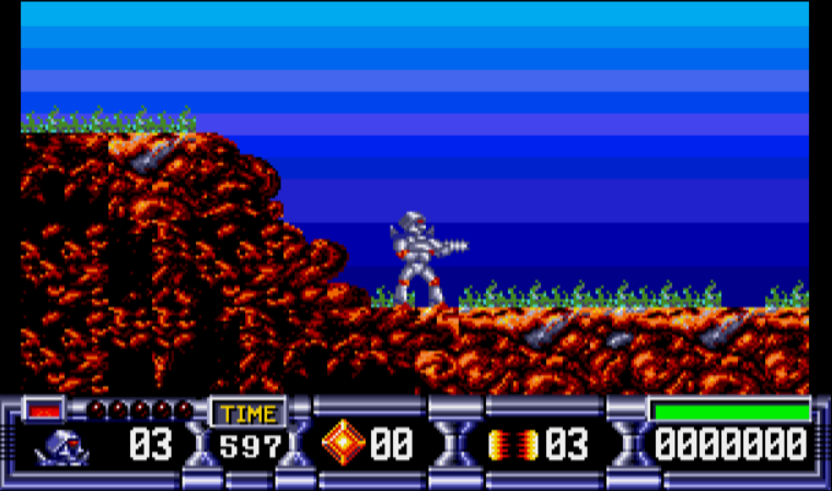 Turrican 2 - Atari ST game screenshot (1991) by Rainbow Arts